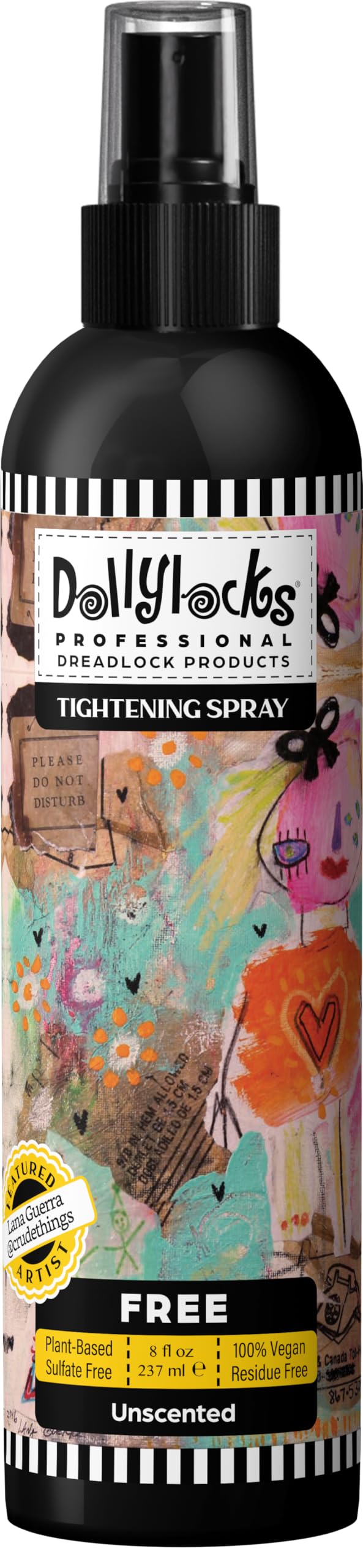 Dollylocks 8oz Unscented Dreadlock Tightening Spray