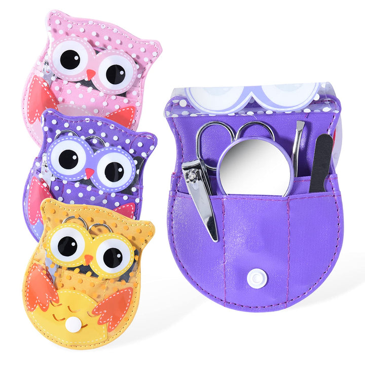 Spove Owl Design Personal Care Manicure Set 5 in 1 (3 Sets)