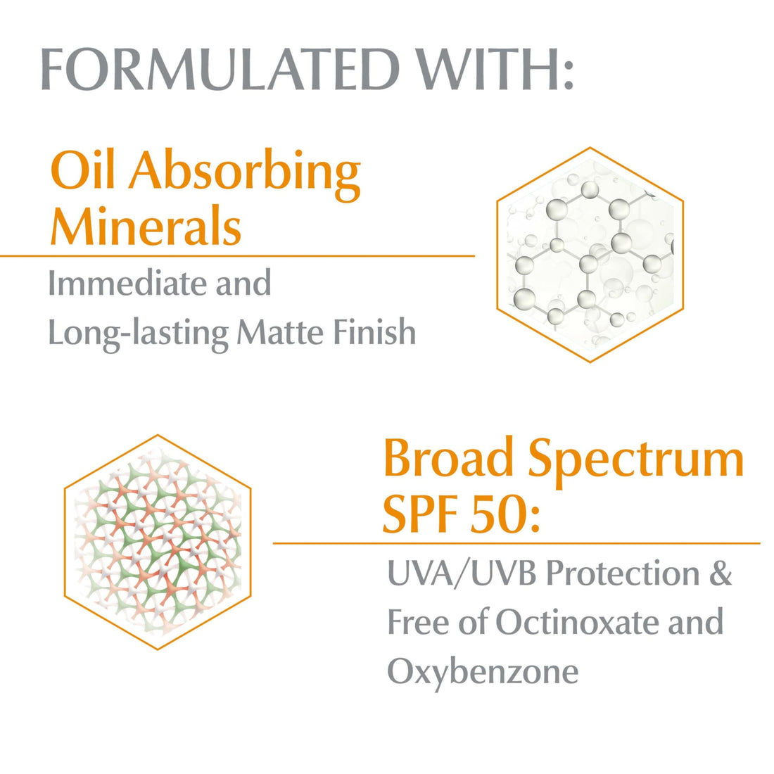 Eucerin Sun Oil Control SPF 50 Face Sunscreen Lotion with Oil Absorbing Minerals, 2.5 Fl Oz