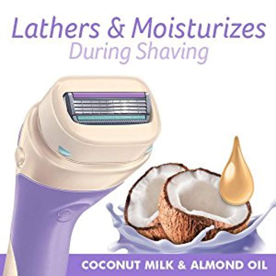 Schick Intuition Razors for Women with 1 Intuition Pure Nourishment Razor and 4 Razor Refills including: Intuition Pure Nourishment, Renewing Moisture, Sensitive Skin and Advanced Moisture Refills