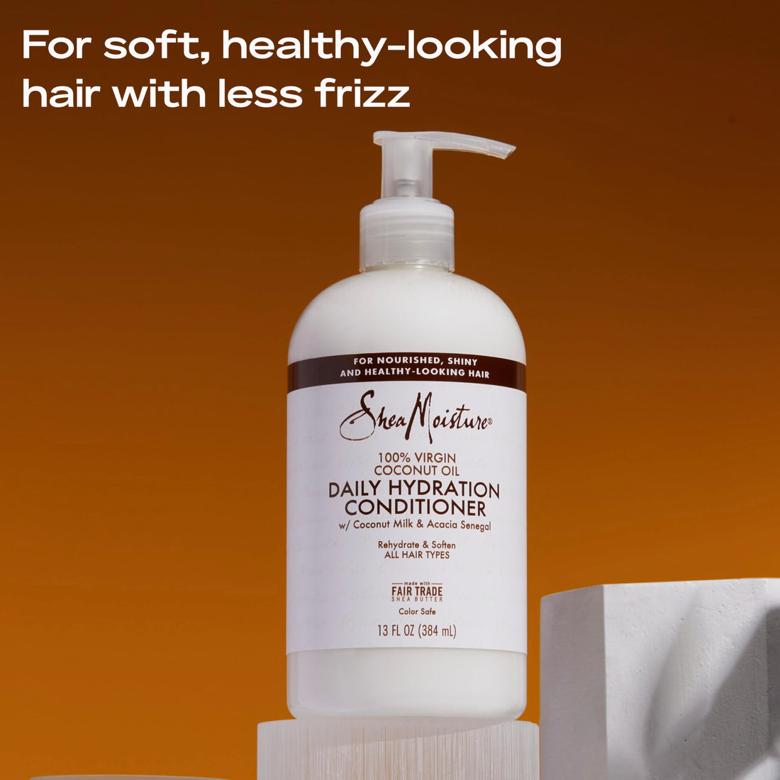 Sheamoisture Daily Hydrating Conditioner For All Hair Types 100% Virgin Coconut Oil Sulfate-Free 13 oz (Packaging May Vary)
