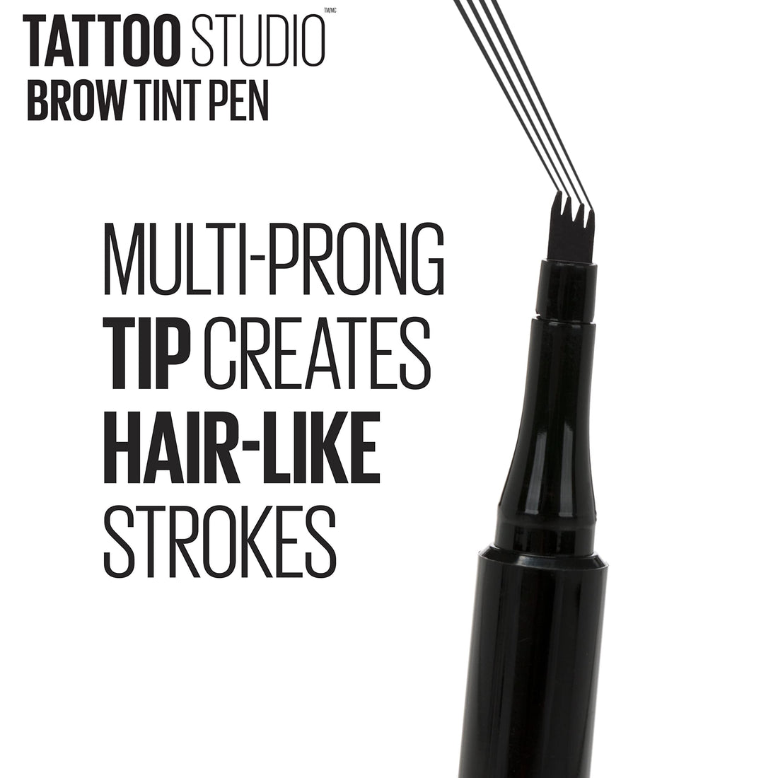 Maybelline New York TattooStudio Brow Tint Pen Makeup, Blonde, 0.037 fl. oz.