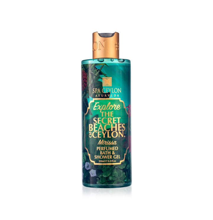 SPA CEYLON Mirissa Perfumed Bath & Shower Gel | Natural Body Wash | Moisturizing Body Cleanser | Foaming Gel | Paraben, Sulphate & Fragrance-Free | Suitable For All Skin Types