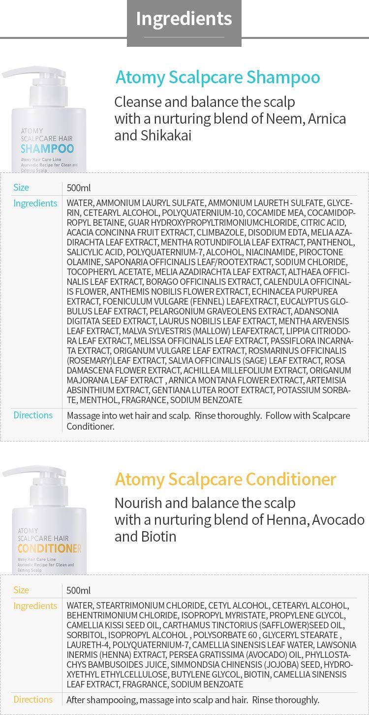 Scalp Care 2 Set_Shampoo & Conditioner_An Ayurvedic herbs to cleanse and revitalize the scalp_AB