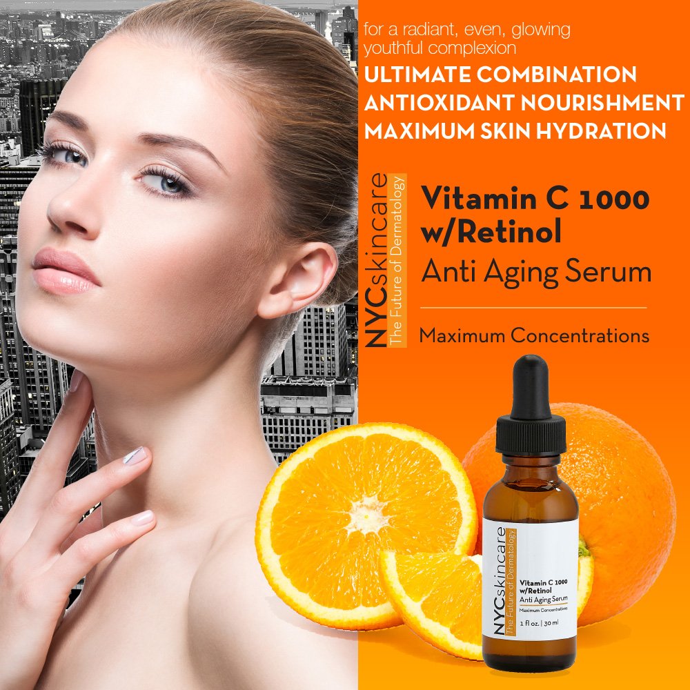 Vitamin C 1000 with Retinol Anti Aging Serum