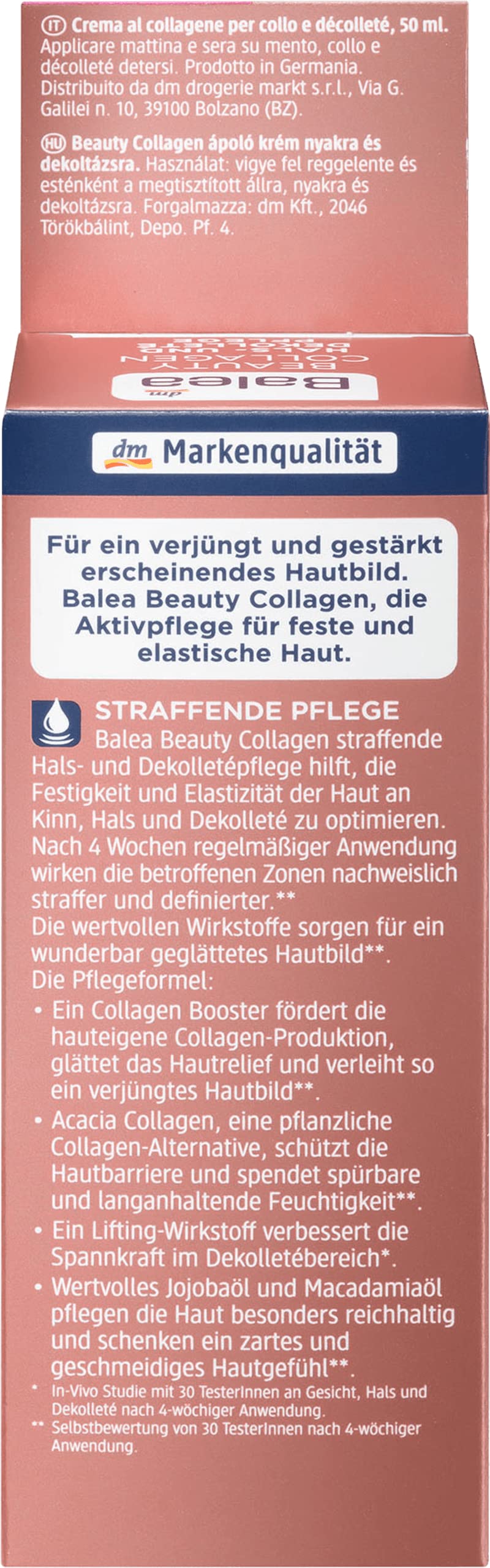 Balea Beauty collagen neck and décolleté care, 50 ml