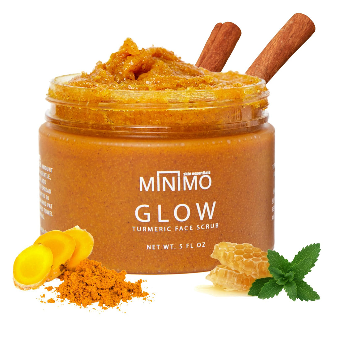 Minimo Glow Lemon Cake Skin Brightening Face Scrub for Dark Spots