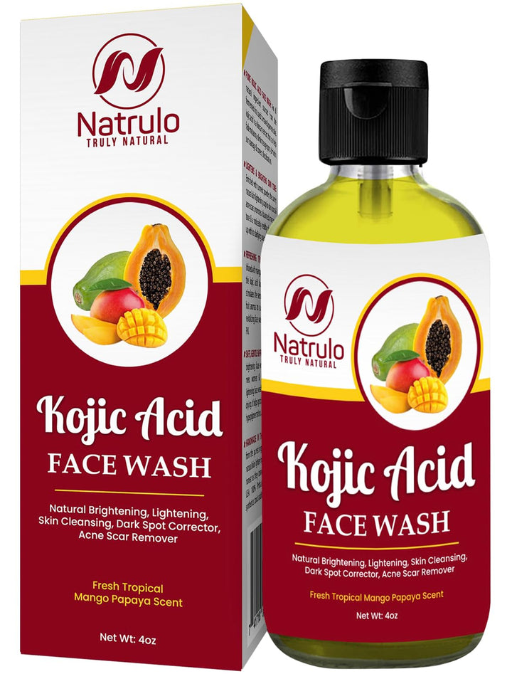 Kojic Acid Face & Body Wash – Natural Kojic Acid Soap for Hyperpigmentation – Skin Brightening Soap to Reduce Acne, Cleanse Scars, & Even Tone – USA Formulated, Suitable for All Types