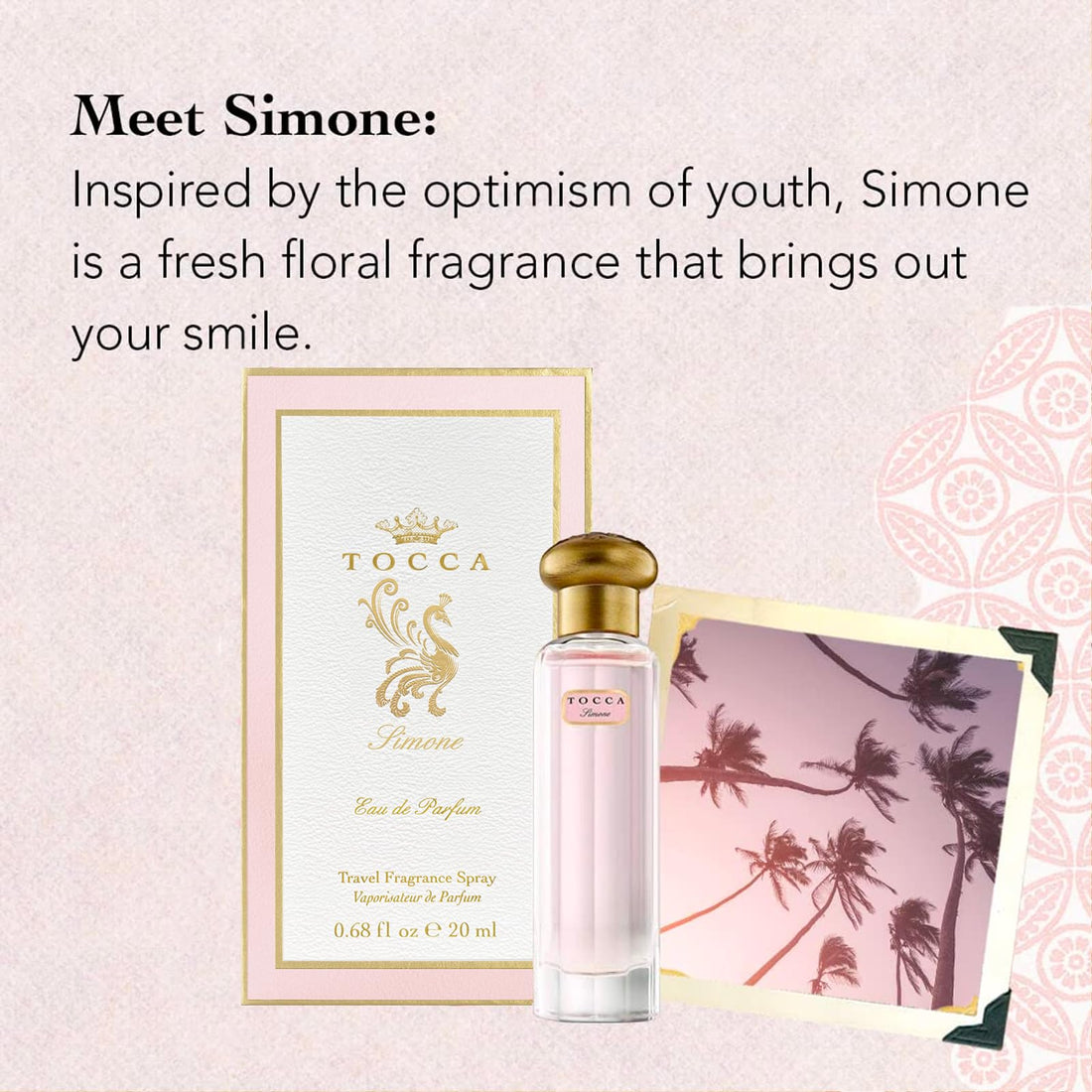 Simone Eau De Parfum Travel Spray 0.74 Oz By Tocca