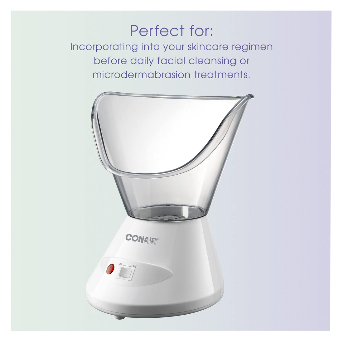 True Glow by Conair Warm Steam Moisturizing Mist Facial Sauna System