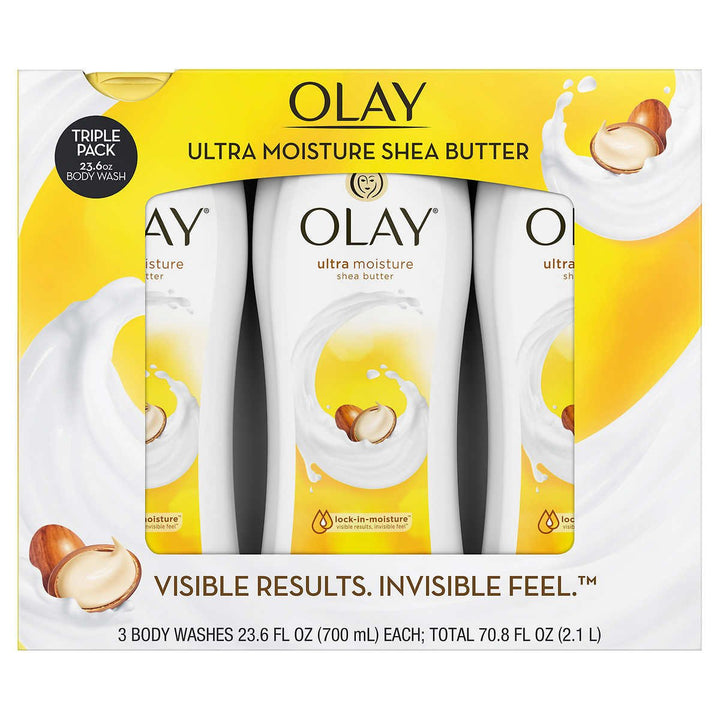 Olay Ultra Moisture with Shea Butter Body Wash (3 Pack* 700mL) Net.2100mL