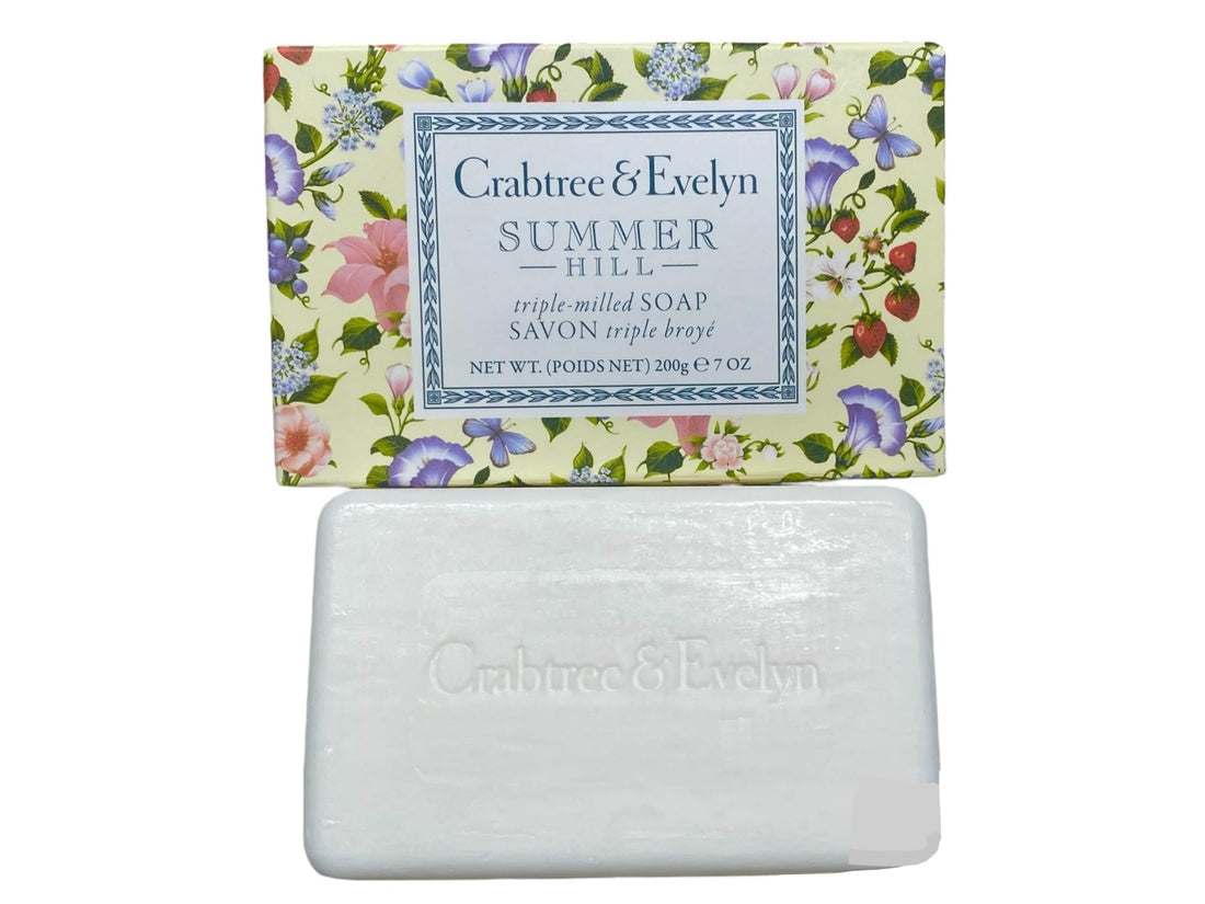 Crabtree & Evelyn Summer Hill Triple Milled Soap Bar 7 oz