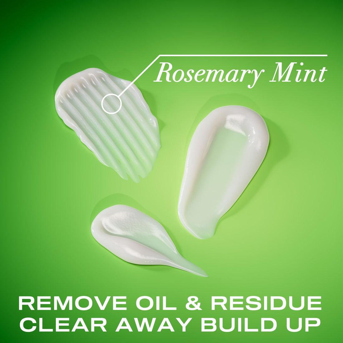 OGX Clarifying Strength + Rosemary Mint Conditioner, Clarifying Conditioner Visibly Helps Remove Oil & Residue to Clear Away Buildup from Oily Hair, Sulfate-Free Surfactants, 25.4 fl. Oz