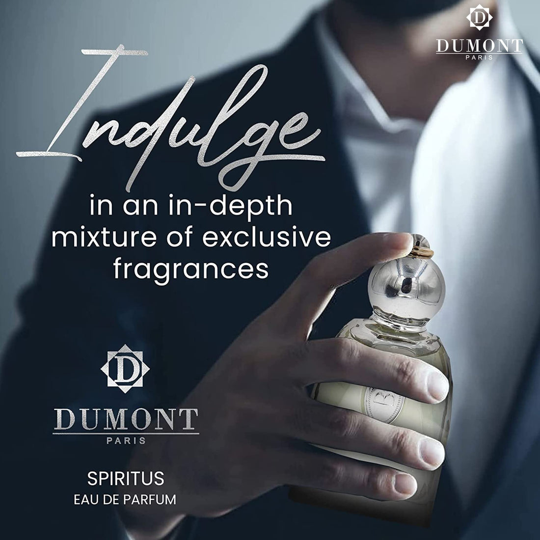 BOROUJ SPIRITUS Unisex Perfume, 85 ml - Luxury Fragrance for Women & Men - Attractive Fragrance with Patchouli Scented - Jasmine and Amber Scent - Citrus Bergamot
