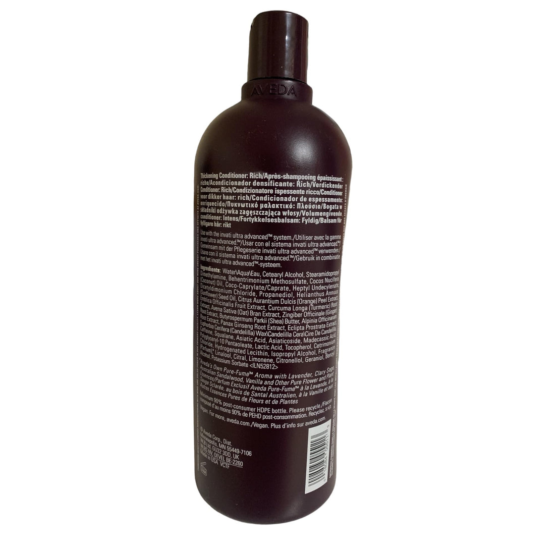 Aveda Invati Ultra Advanced Exfoliating Shampoo Rich | Step 1 of 4 | Reduces Hair Loss by 77% | for Medium to Thick Thinning Hair Types | Normal to Oily Scalp | 94% Naturally Derived*, 33.8 Fl Oz