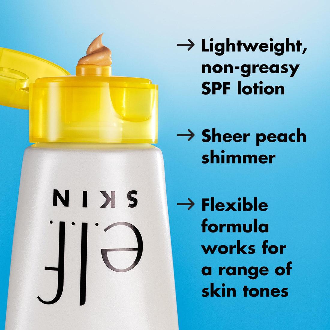 e.l.f. SKIN Suntouchable Whoa Glow SPF 30, Sunscreen & Makeup Primer For A Glowy Finish, Made With Hyaluronic Acid, Vegan & Cruelty-Free, Packaging May Vary, Sunburst