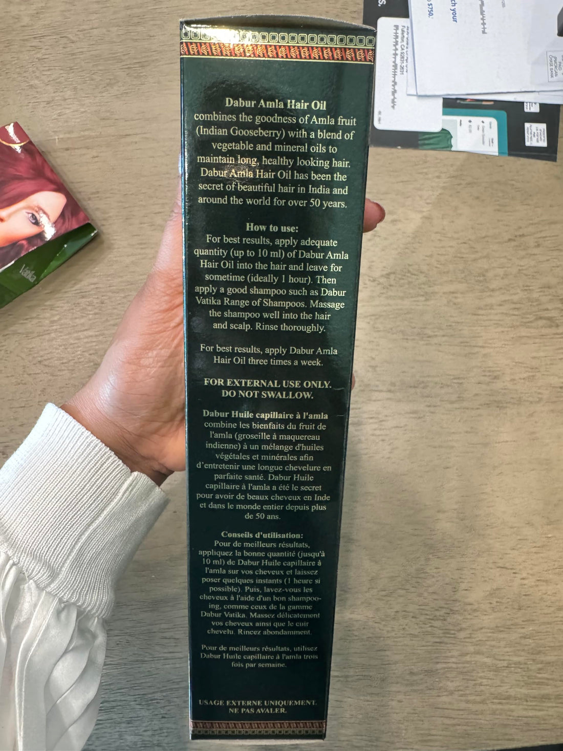 Dabur Amla Hair Oil – Nourishing Herbal Oil for Stronger, Thicker & Shinier Hair – Enriched with Amla Extracts to Reduce Fall, Strengthen Roots & Promote Healthy Growth – 500ml