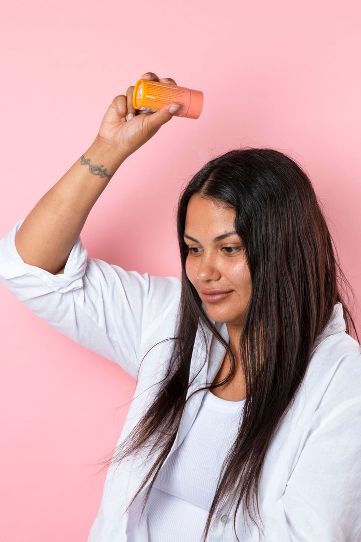 Slo | Natural Dry Shampoo Powder For Dark Hair - All Natural Ingredients, Vegan & Cruelty Free, Talc-Free Blend, Paper Packaging | Wild Orange + Cacao, (1.23oz/35g)