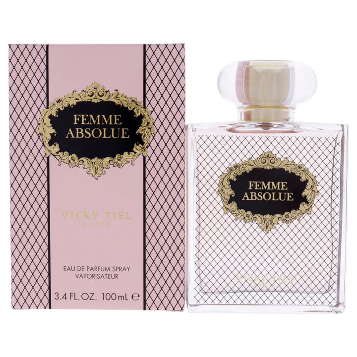 Vicky Tiel Femme Absolu Rare Find Womens Eau De Parfum 3.4 Fl Oz 100 ML