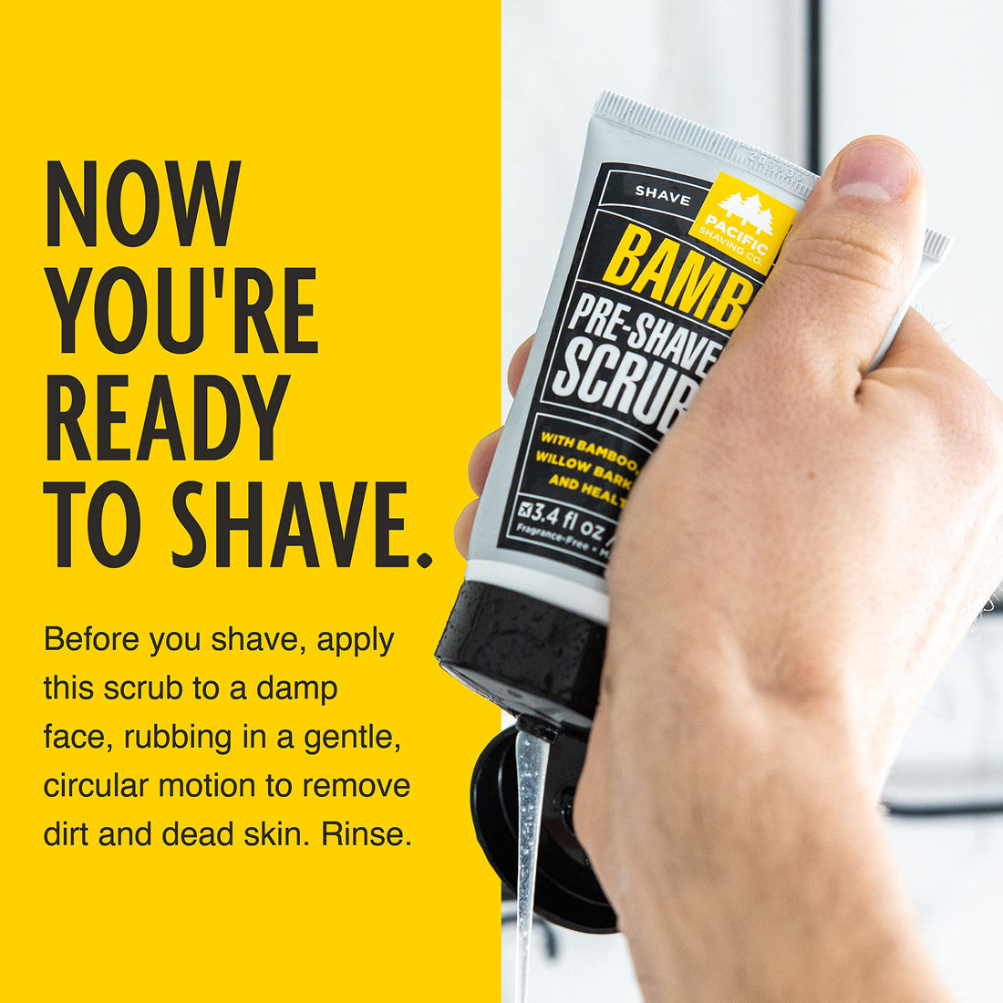 Pre-Shave Exfoliating Wash 3 Ounces