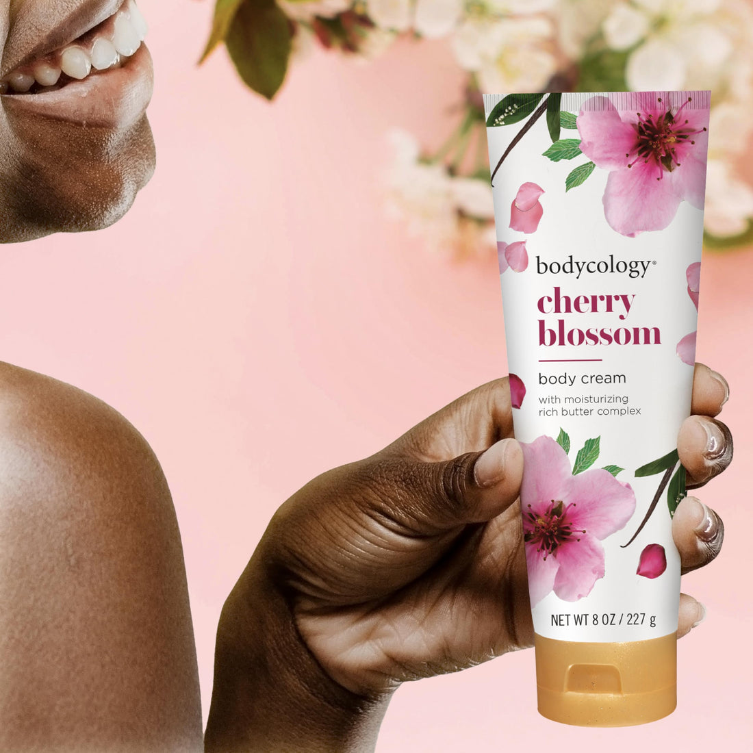 Bodycology Shea Butter Body Cream, Cherry Blossom, 8 oz