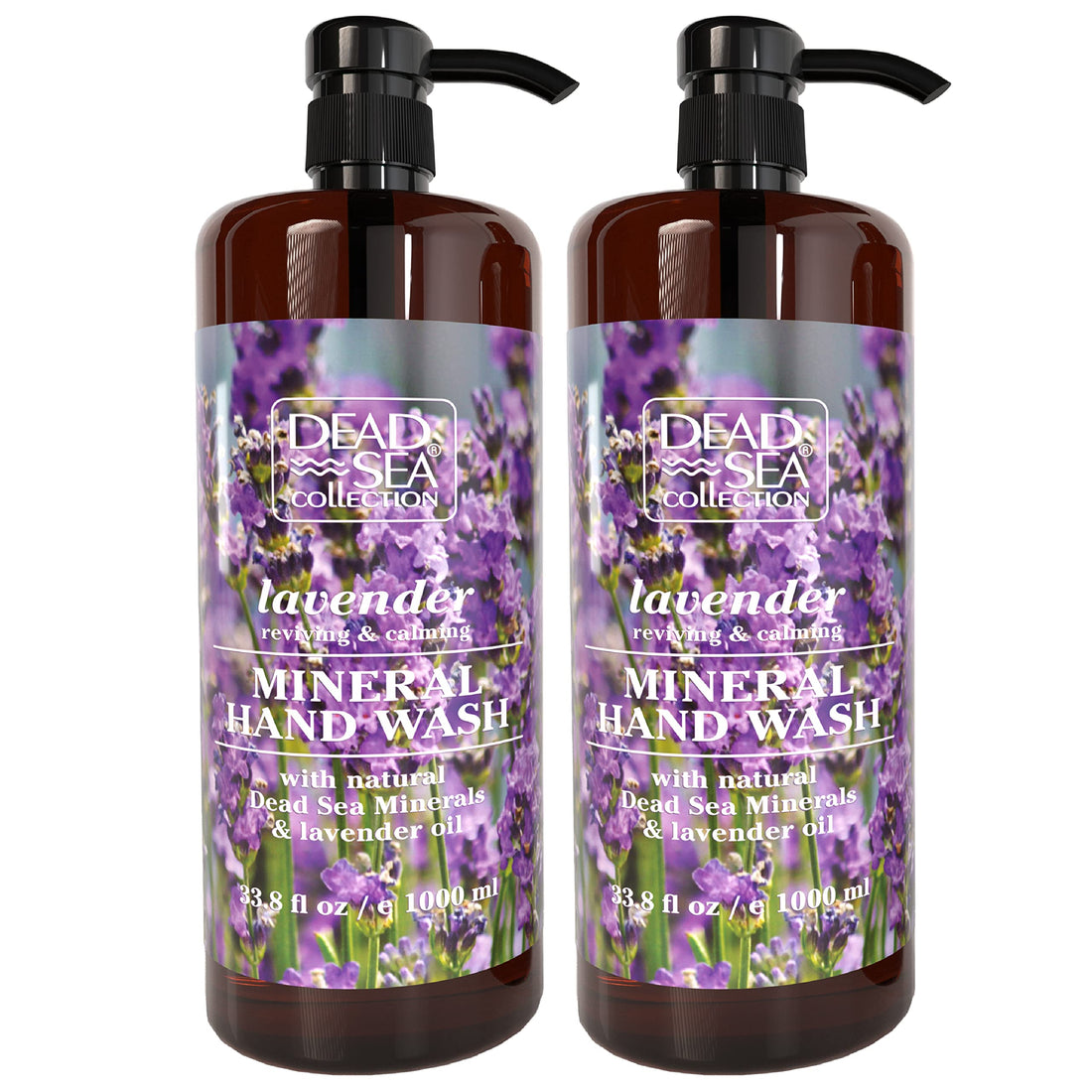 Dead Sea Collection Lavender Liquid Hand Soap - Pack Of 2 (33.8 Fl. Oz Each)