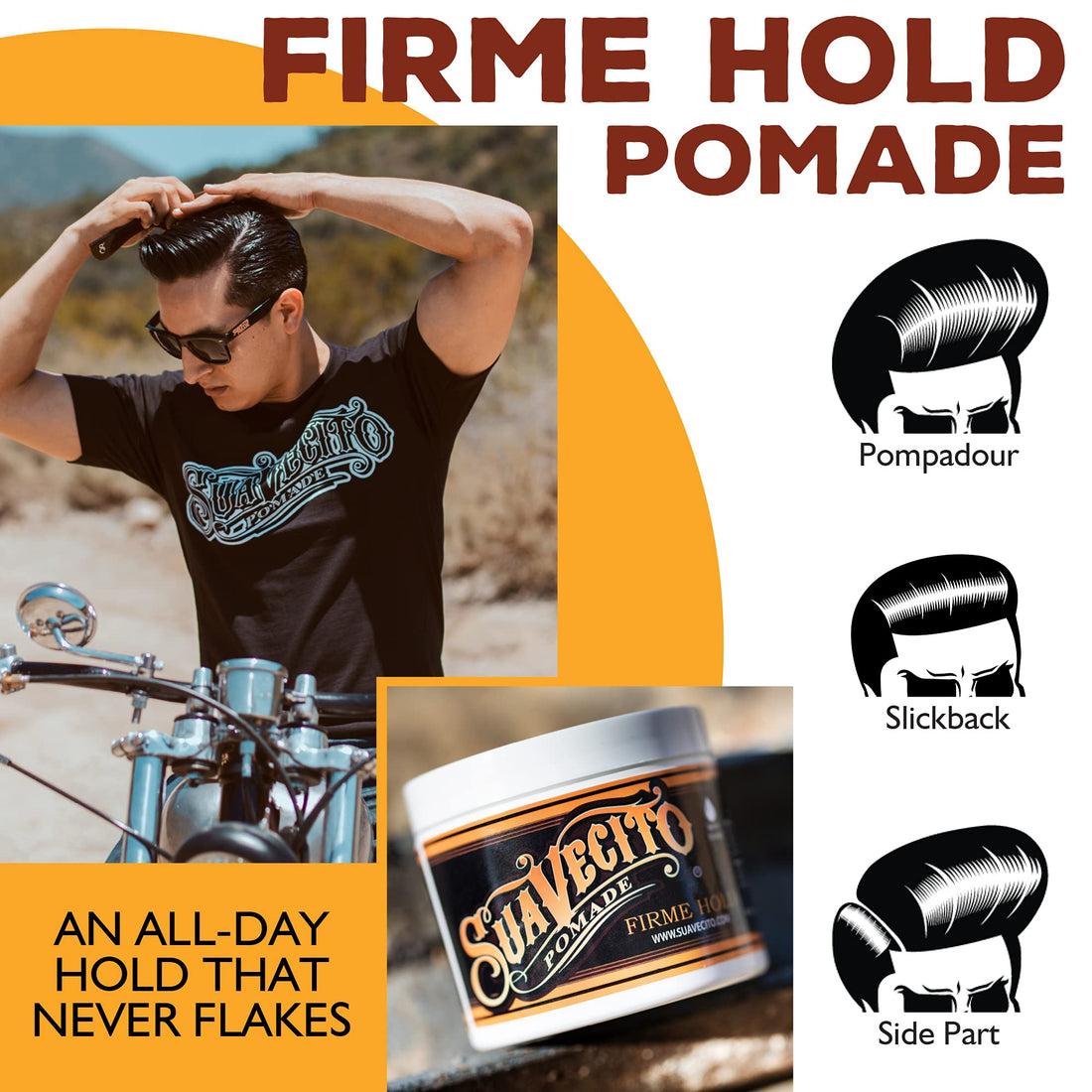 Suavecito Pomade Firme Hold, 32 oz