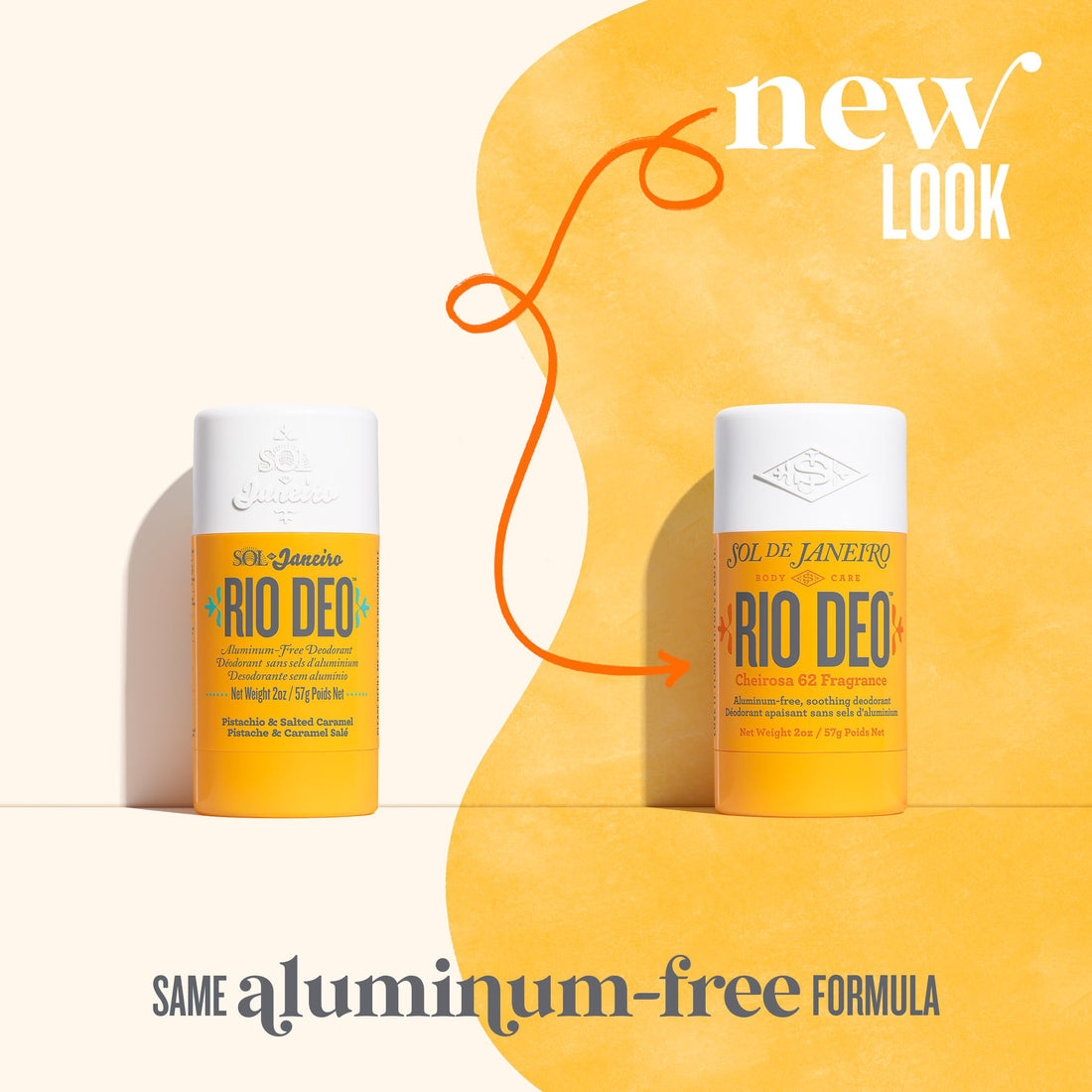 Sol de Janeiro Rio Deo Cheirosa '62 Refillable Aluminum Free Deodorant