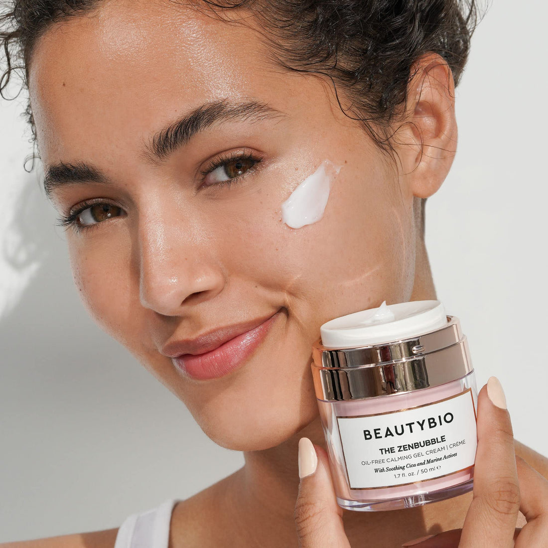 BeautyBio Zenbubble Gel Cream. Helps reduce the visible effects of stress: redness, breakouts, accelerated wrinkling, excessive dryness and enlarged pores, 1 ct.