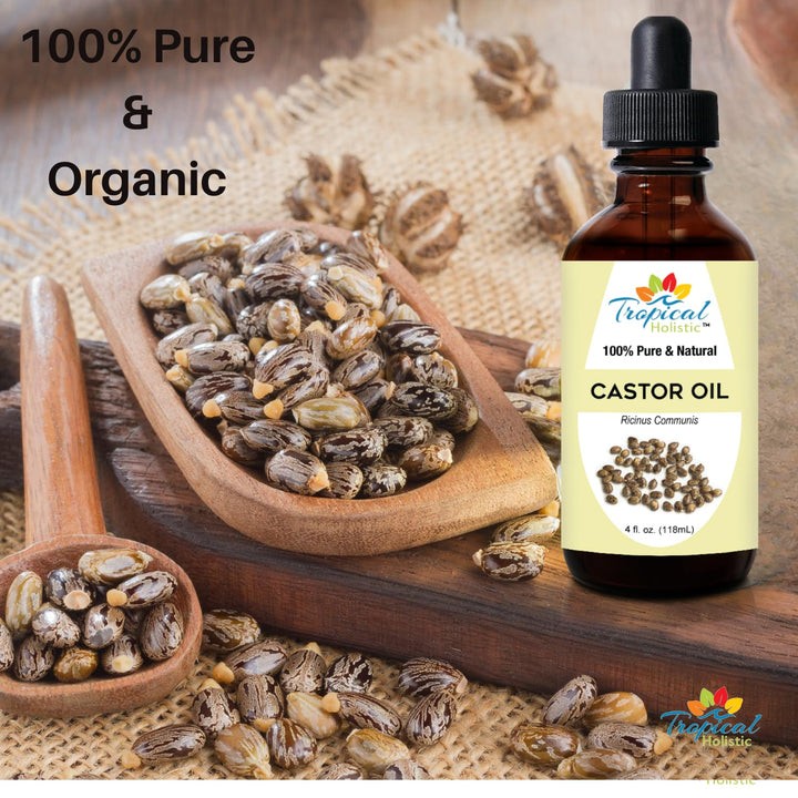 100% Pure Natural Castor Oil Organic Cold Pressed 4oz
