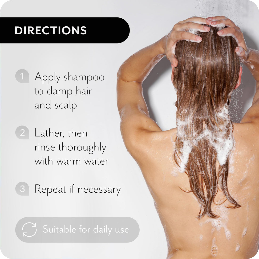 Extra Hydrating Shampoo - Daily Cleansing and Moisturizing, Care for All Hair Types - Coarse Curly Dry Hairs, for Women Men, Vegan, 9.47 fl oz