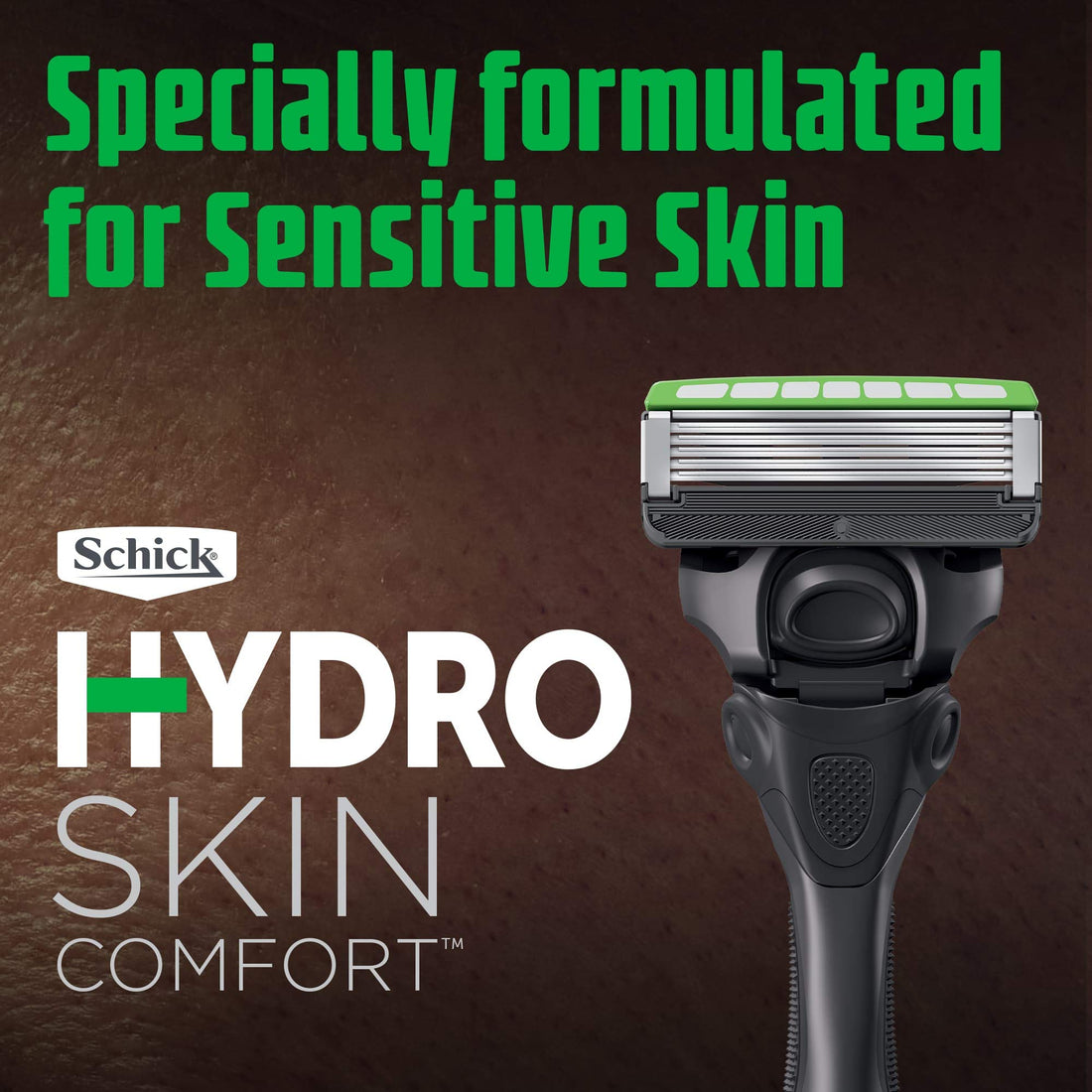 Schick Hydro Skin Comfort Sensitive Razor & 2 Refills, 1Count