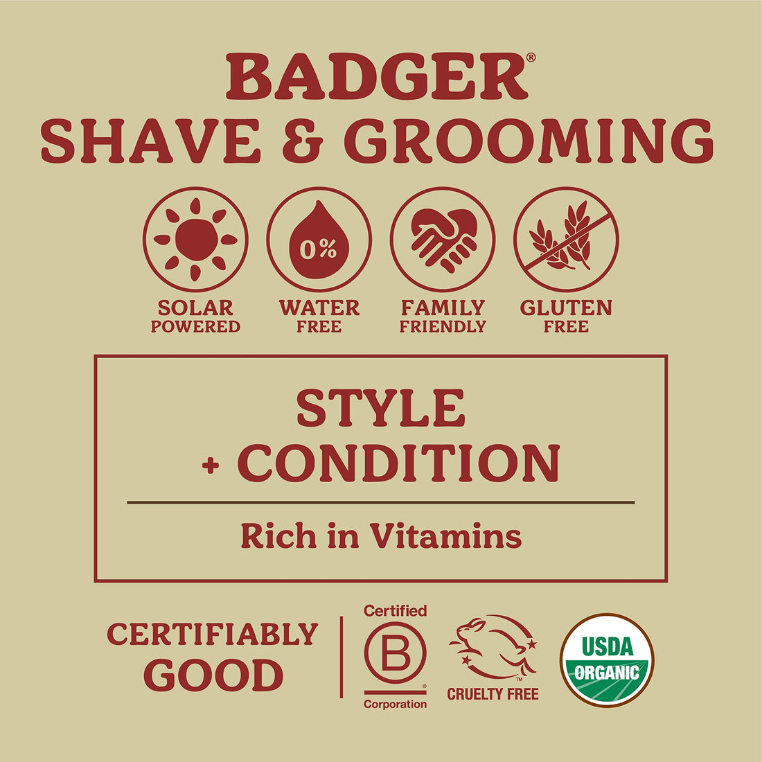 Badger Balm - Badger Beard Grooming Kit - Includes Beard Oil and Beard Balm