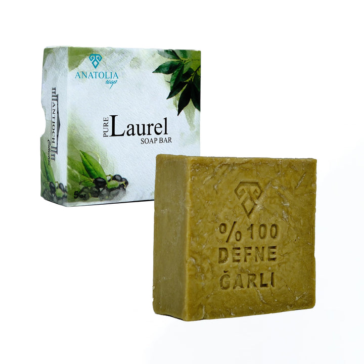Aleppo Soap, 5 oz | 100% Pure Laurel Oil Shampoo Bar for Dry Hair & Hair Growth | Organic Handmade Natural Castile Soap for Women & Men
