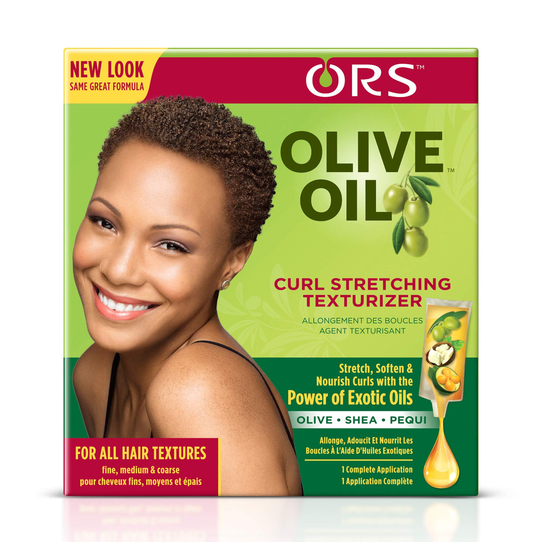 Organic Root Stimulator Olive Oil Curl Stretching Texturizer, Fine/ Medium/ Coarse