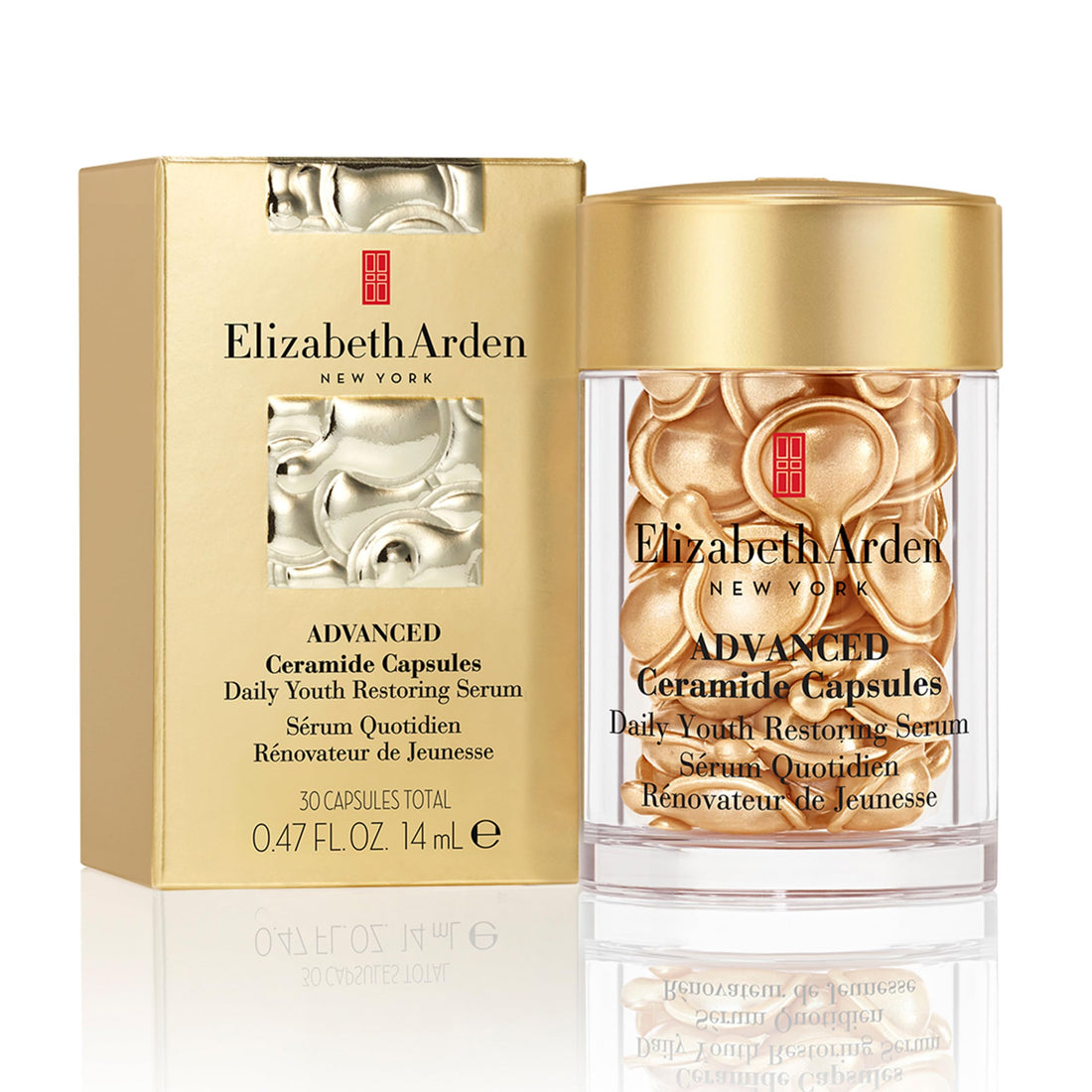 Elizabeth Arden Advanced Ceramide Face Serum Capsules, 30 Count