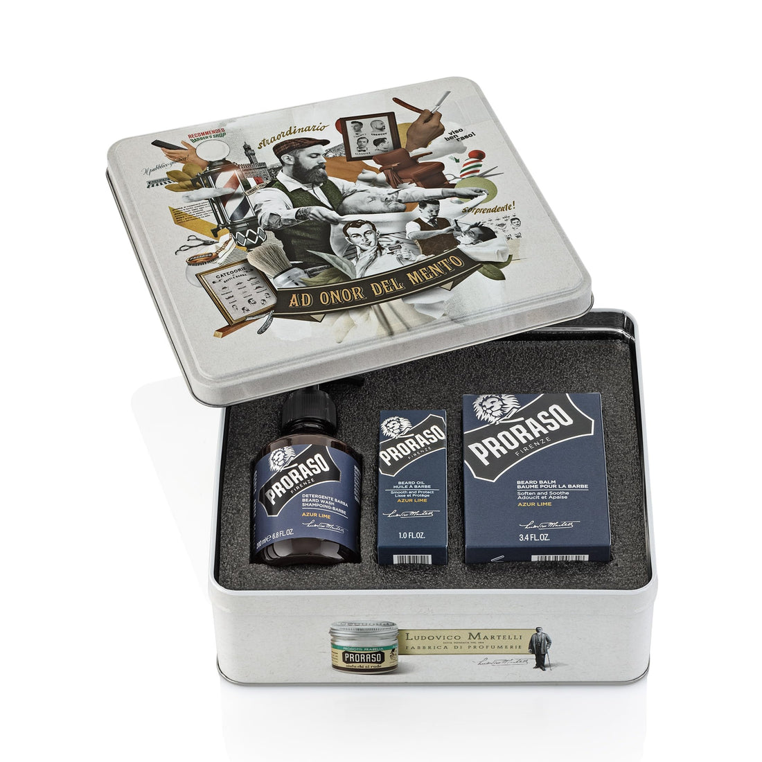 Proraso Azur Lime Beard Care Tin