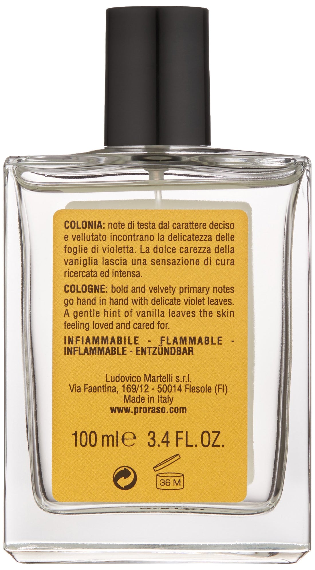 Proraso Wood and Spice Cologne 100ml