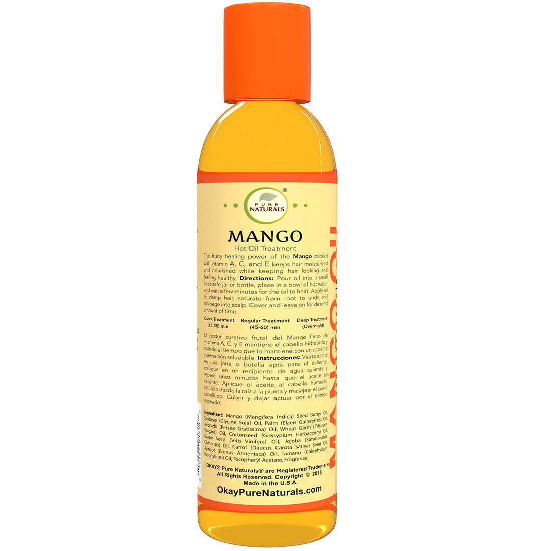 Okay Hot Oil for Treatment, Mango, 6 Ounce