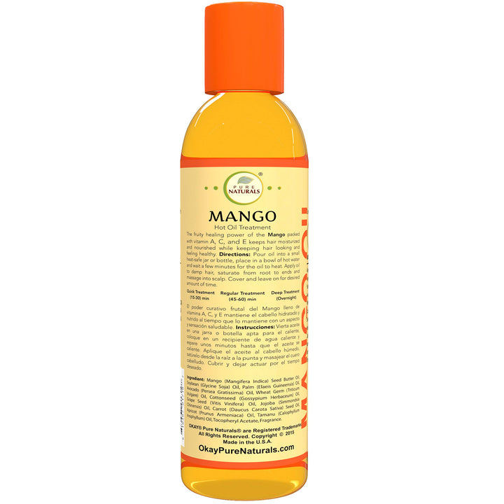 Okay Hot Oil for Treatment, Mango, 6 Ounce