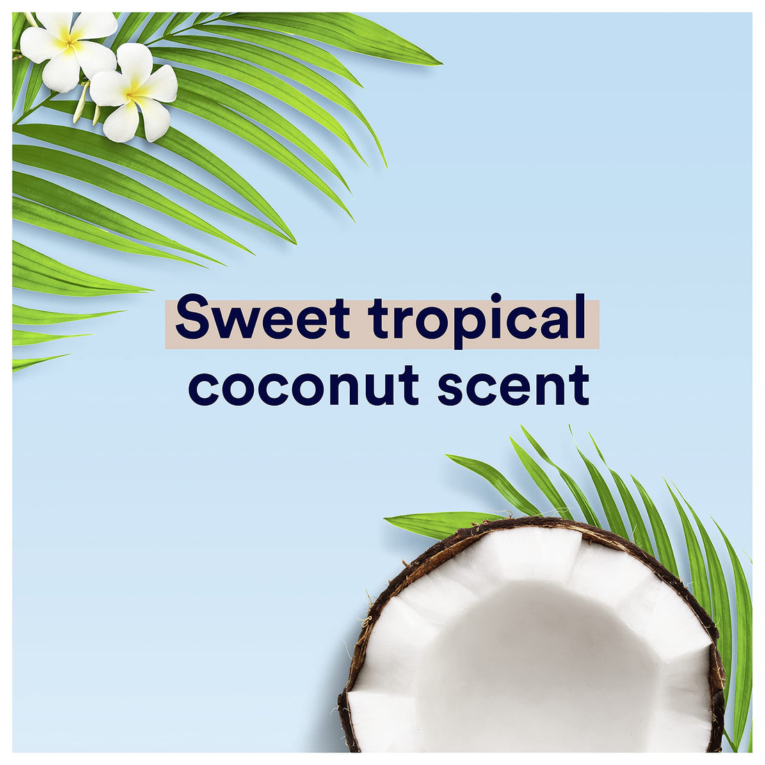 Suave Invisible Solid Antiperspirant Deodorant, Coconut Kiss, 2.6 Ounce