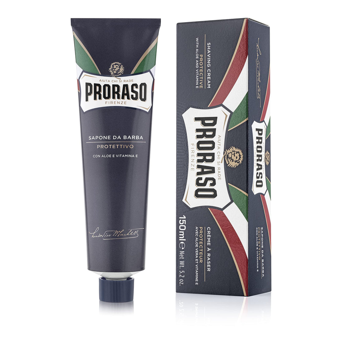 Protective And Moisturizing Shaving Cream With Aloe and Vitamin E
