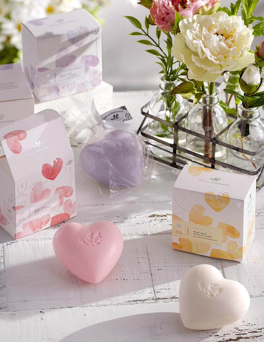 Pre de Provence Heart Shaped Gift Soap, 200 Gram, Lavender, (6282)
