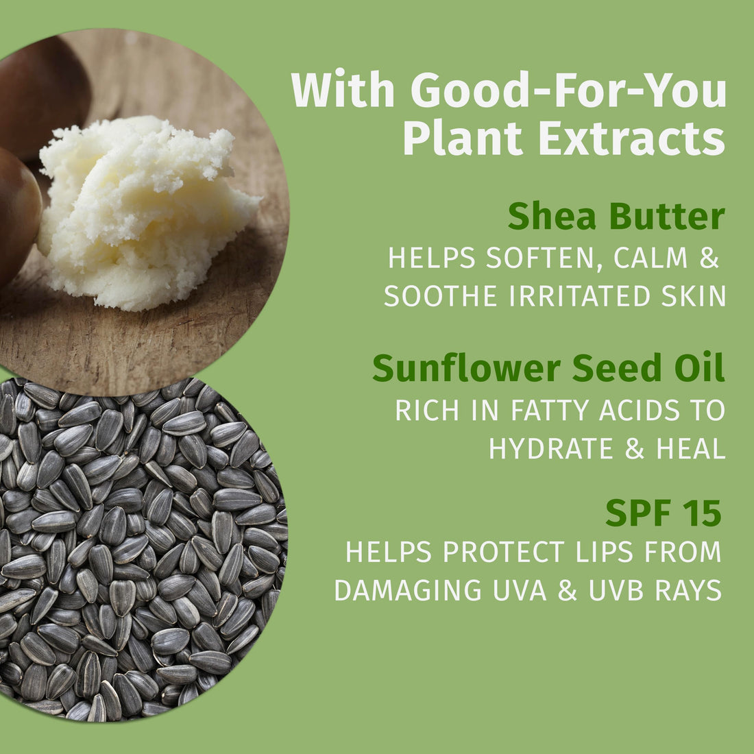 Hempz SPF 15 Lip Balm, Sweet Pineapple & Honey Melon Herbal Soothing Lip Care, for Men or Women .44 oz.
