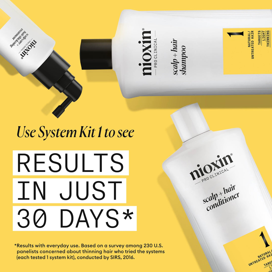 Nioxin System 3 Scalp + Hair Thickening Shampoo | For Colored, Dry, & Damaged Hair with Light Thinning | Maintain Vibrant Color | Strengthen & Nourish with Niacinamide & Biotin | 10.1 Fl Oz