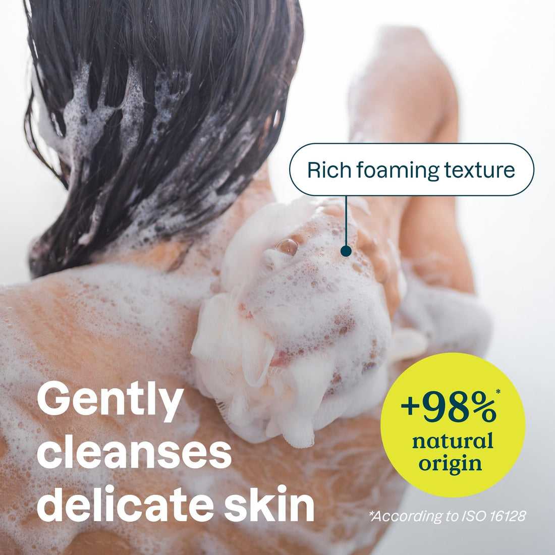ATTITUDE Sensitive Skin, Hypoallergenic Soothing & Calming Body Wash, Chamomile, 16 Fluid Ounce