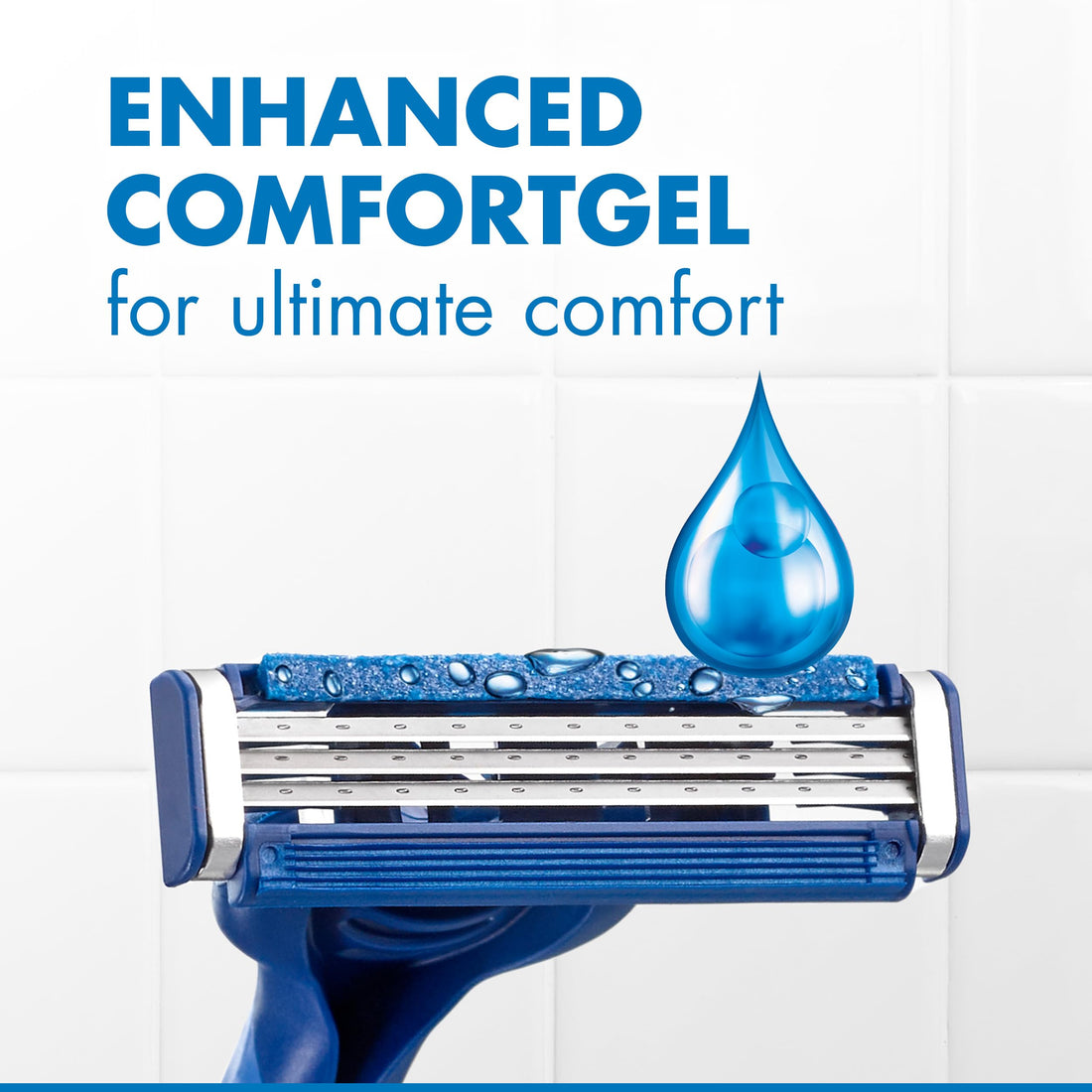 Gillette Sensor3 Comfort Men's Disposable Razors, 12 Razors