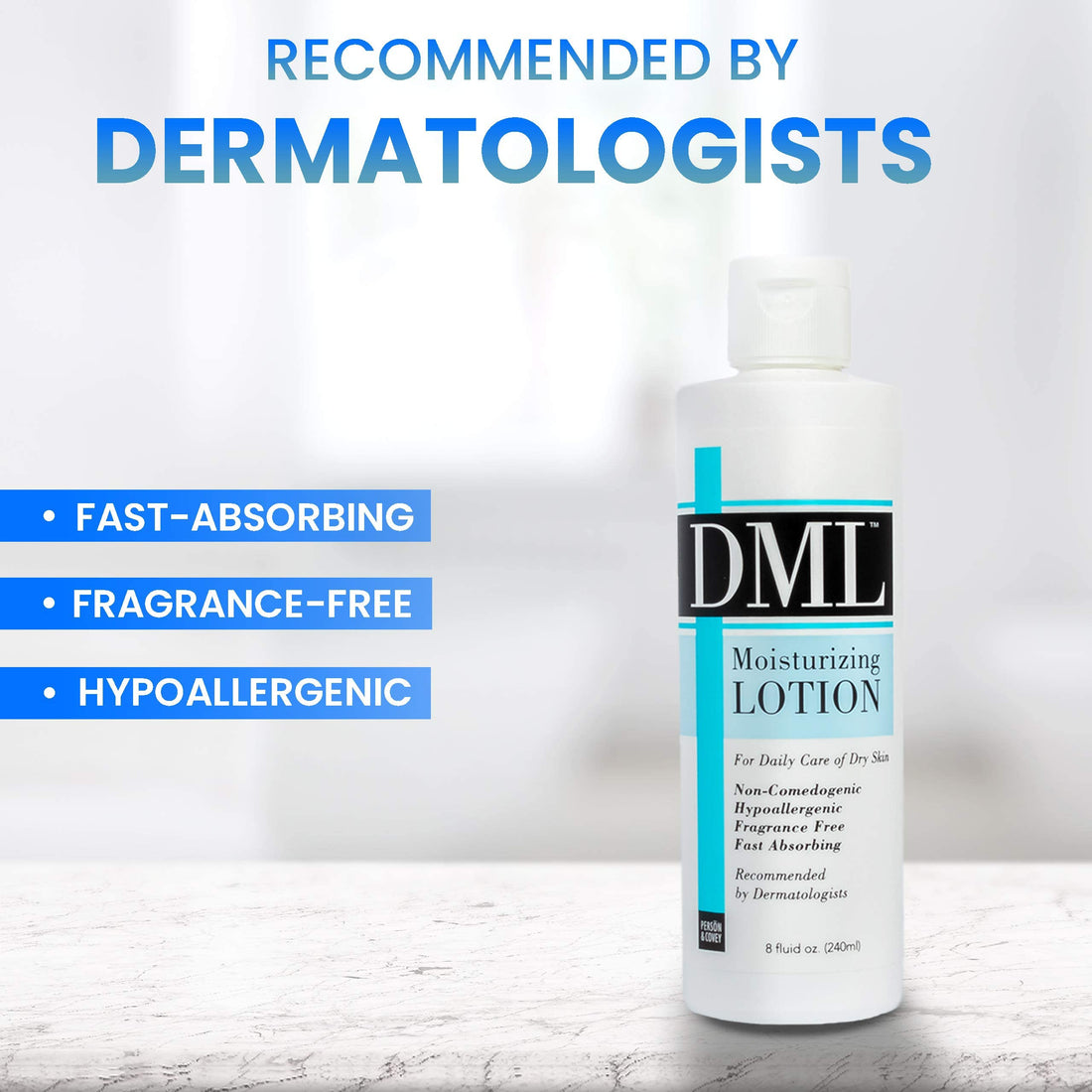 Dml Moisturizing Lotion, Fragrance Free - 8 Oz by DML