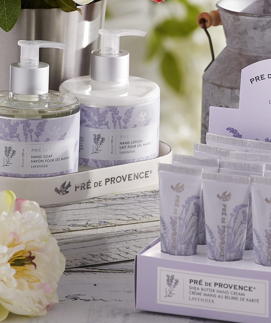 Pre de Provence Collection Shea Butter Enriched Soothing & Moisturizing, Liquid Soap, 11 fl oz, Lavender