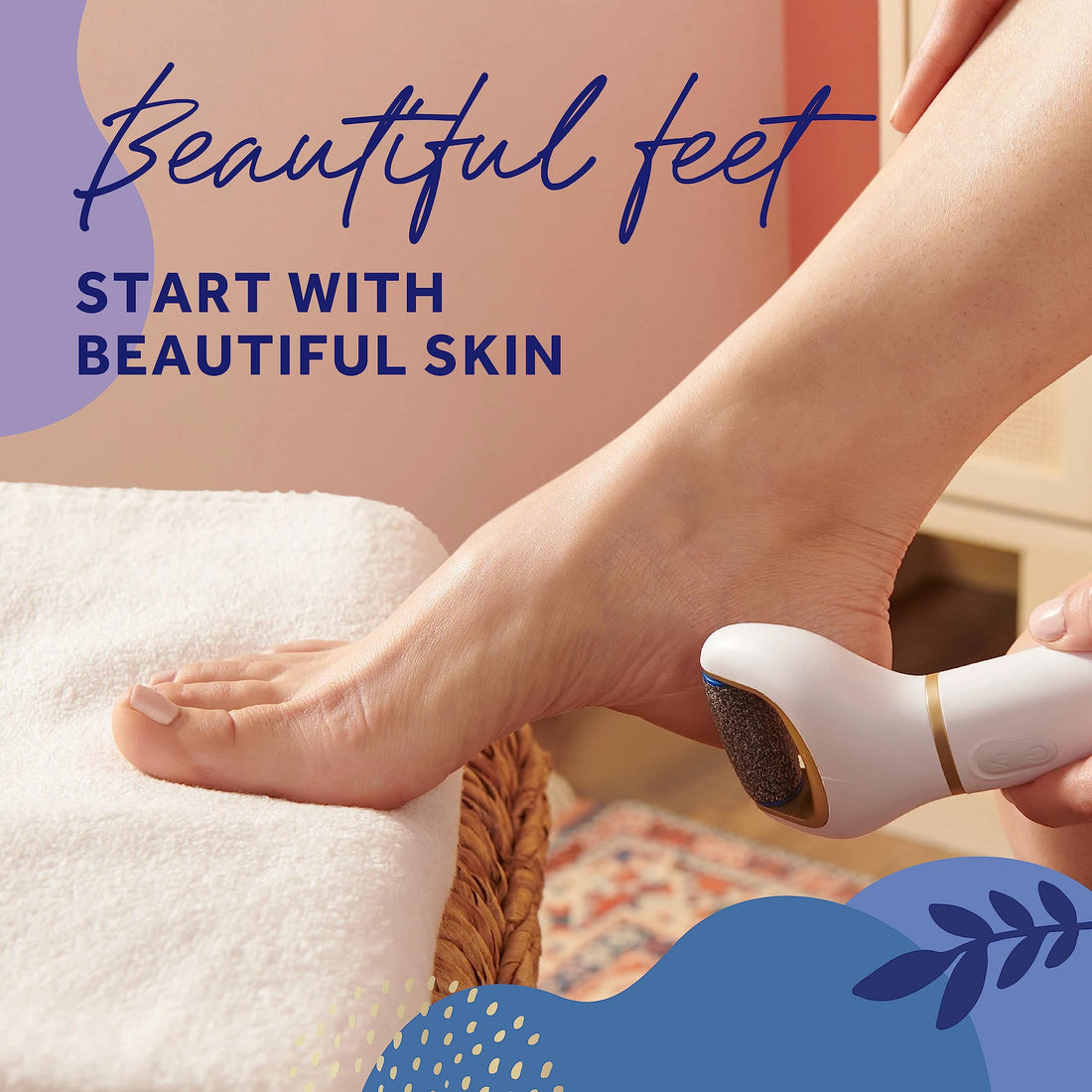 Amope Pedi Perfect Electronic Foot File, Regular Coarse